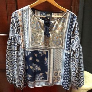 W5 peasant blouse
